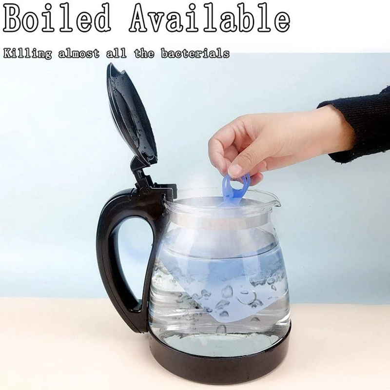 

Mini Organizer Storage Case - Silicone Health Keeper Bag Clip Folder Container 10Pcs