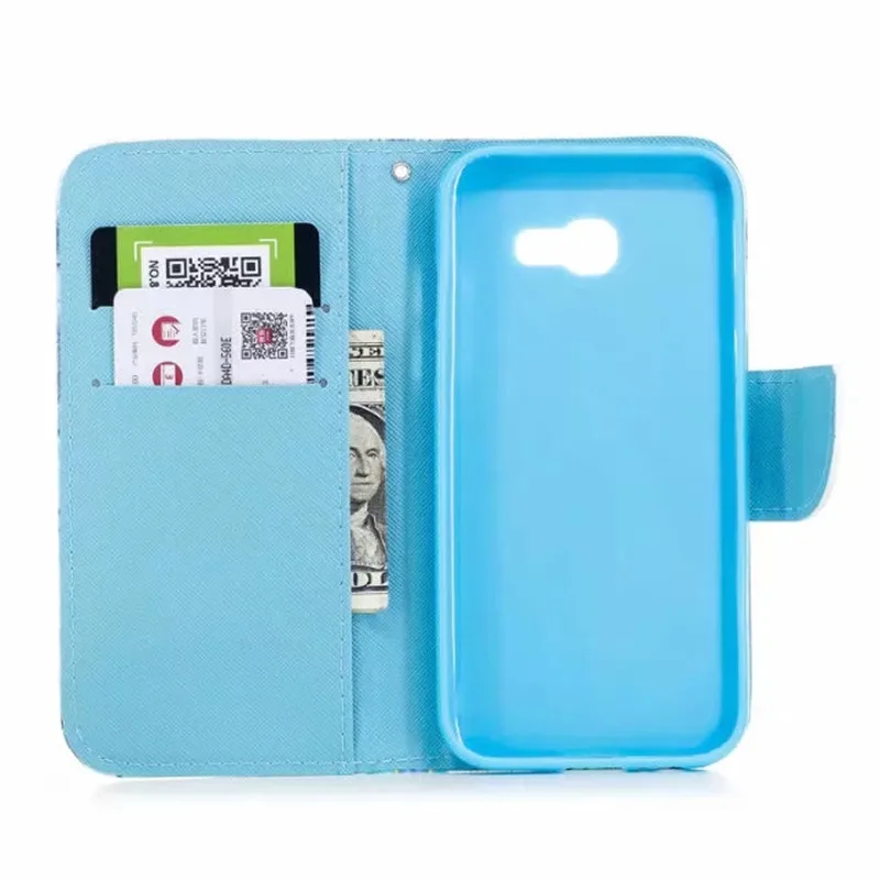 Чехол-книжка с кошельком единорогом бабочкой для Samsung J3 J5 2016 чехол-подставка Galaxy A3