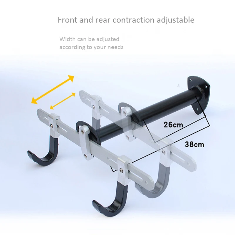 

Adjustable Bike Hanger Hook Wall Mounted Bicycle Storage Rack Bicycle Wall Hanging Hook Heavy Duty Bicycle Racks For Indoor Stor