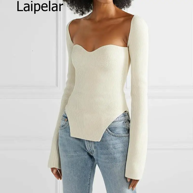 2020 новая весенне-летняя модная женская одежда кашемировый пикантный пуловер с