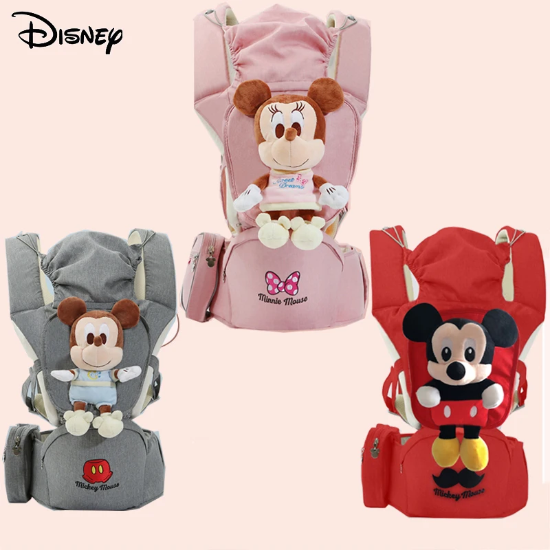 Disney Ergonomic Baby Carrier Kangaroo Adjustable Multifunction Waist Baby Wrap Carrier Babies Sling Travel 0-36 Months Baby