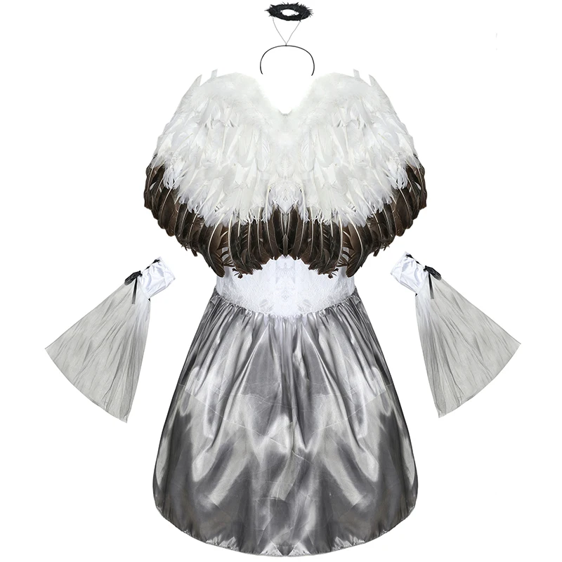 Карнавальный костюм Леди Дьявол Ангел сатана вампир ужас призрак Косплей