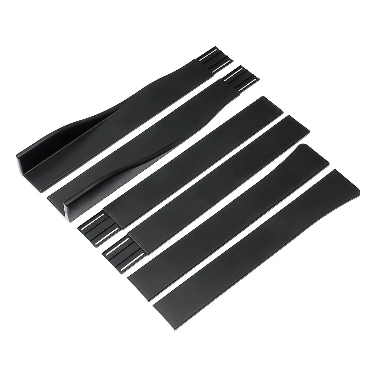 Универсальные удлинители боковой юбки для BENZ W205 W204 W117 C117 AMG GTR матовые черные 2 м