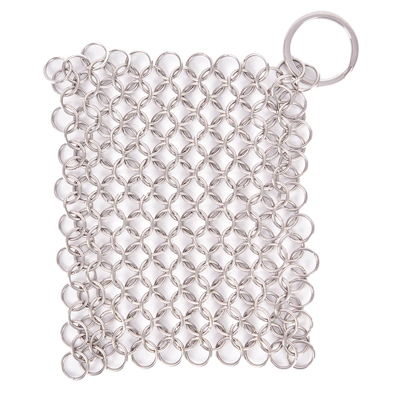 

Чугунный очиститель из нержавеющей стали Chainmail Scrubber кухонный инструмент