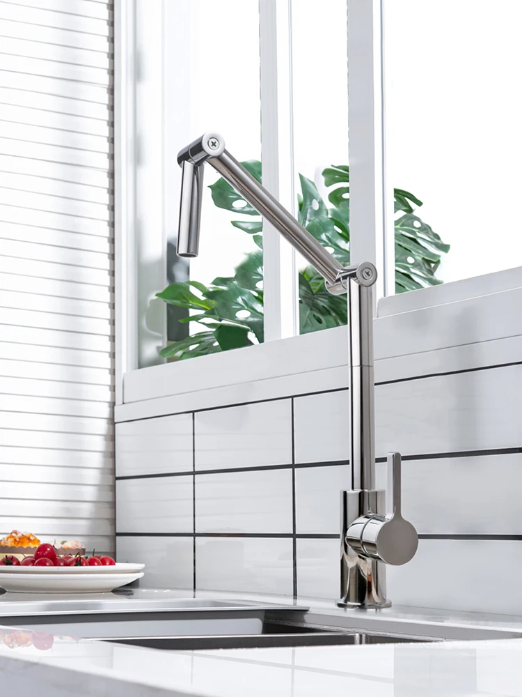 100% медный для бытовой раковины одиночный Холодный Смеситель кухни смеситель