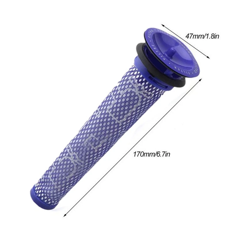 

185MM Roller Brush End Cap Pre Hepa Filters Replacement Accessories for DYSON V6 DC59 DC62 SV03 Brushroll Bar Parts