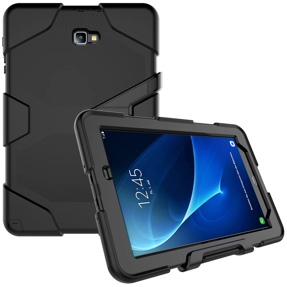 Для Samsung Galaxy Tab A A6 10 1 с S Pen SM P580 P585 чехол детский противоударный жесткий прочный Броня сверхмощный силиконовый