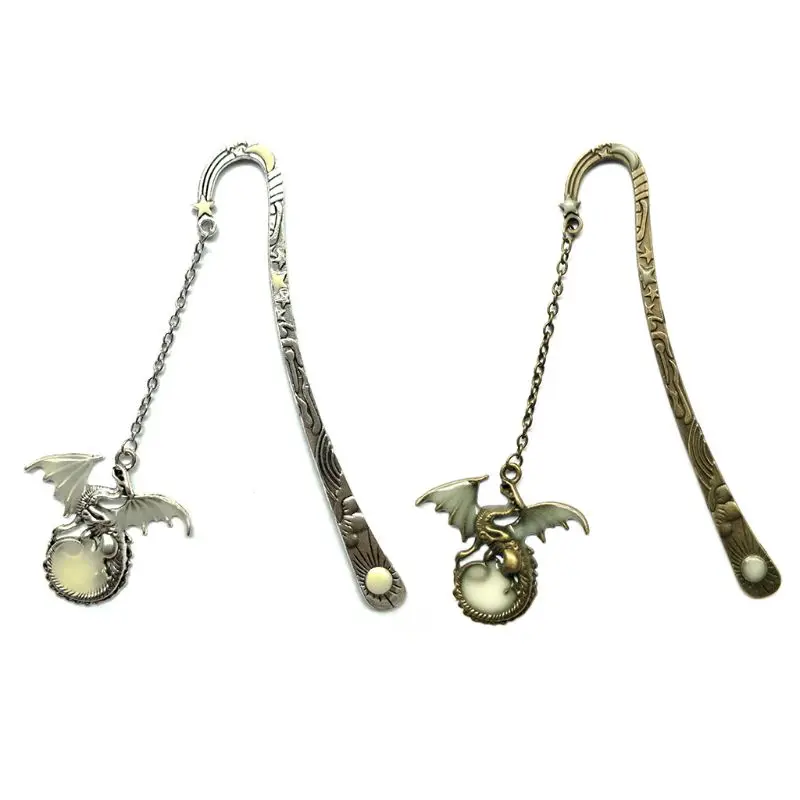 Световой солнце и луна звезды закладки Ретро Светящиеся Металлическим