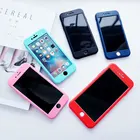 Роскошный ТПУ, силиконовая, гибкая, мягкая, 360, полный корпус, защитный чехол для iPhone X 10 5 5S SE 6S 7 8 Plus, чехол для задней панели телефона