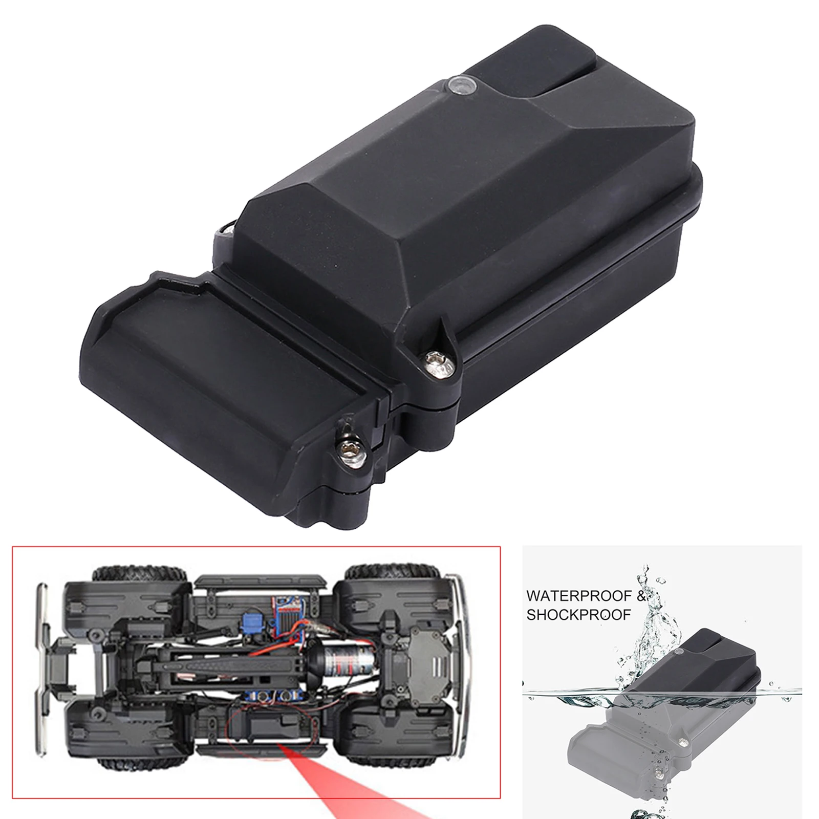

Plastic RC Radio Receiver Box Protector for Trax-xas -4 1/10 RC Cars