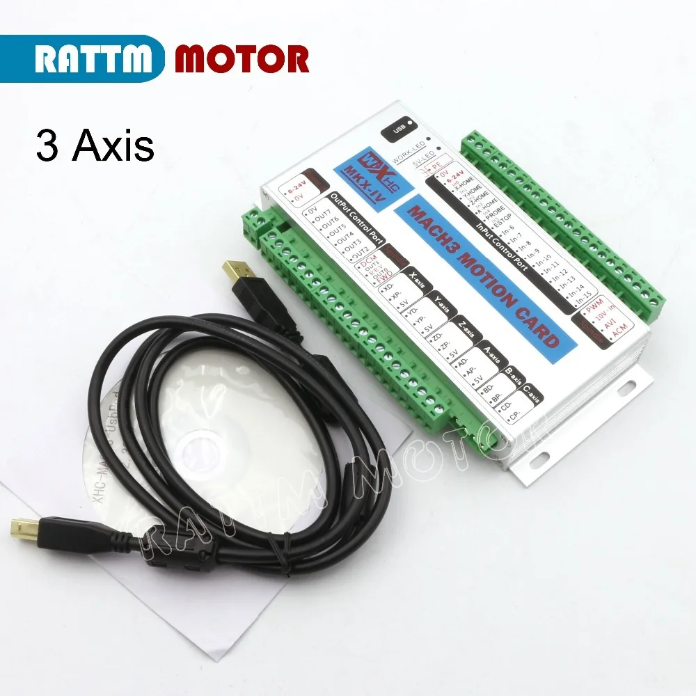 Новое обновление 3 оси USB Mach3 движения Управление карты XHC MK3 ЧПУ коммутационная