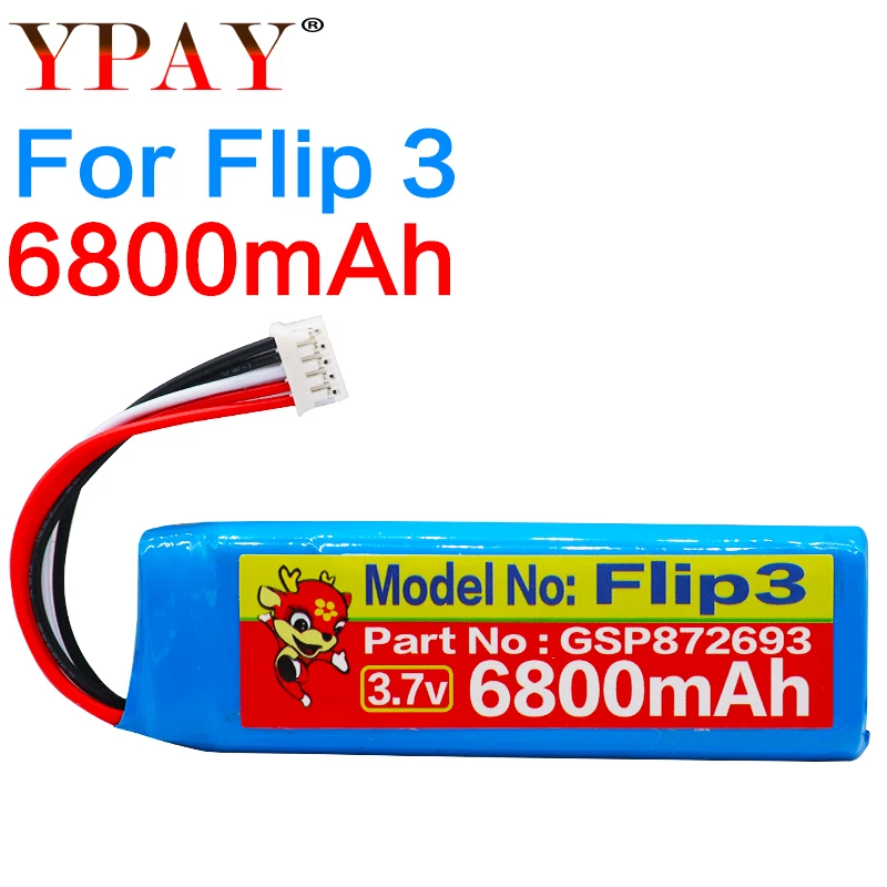 Аккумулятор для JBL Flip 3 и 4 Player Flip3 Flip4 новый литий-полимерный перезаряжаемый