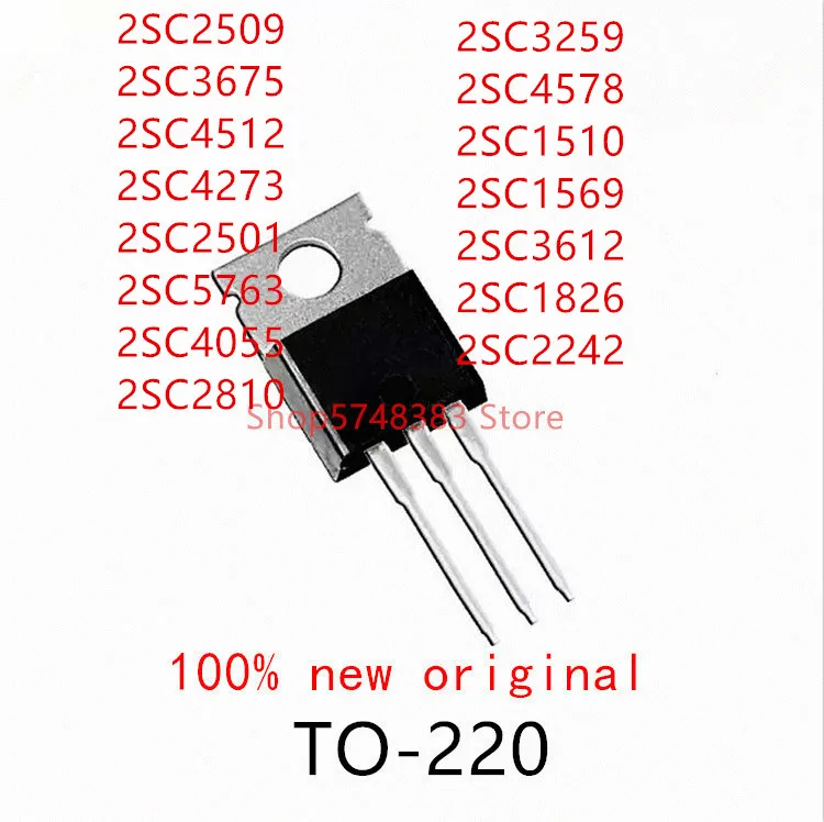 10 шт. 2SC2509 2SC3675 2SC4512 2SC4273 2SC2501 2SC5763 2SC4055 2SC2810 2SC3259 2SC4578 2SC1510 2SC1569 2SC3612 2SC1826 2SC2242|Аксессуары