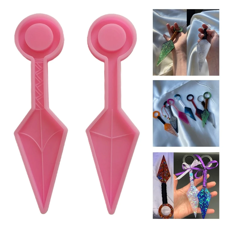 

Dagger Epoxy Resin Mold Jewelry Earrings Silicone Mould DIY Crafts Casting Tools
