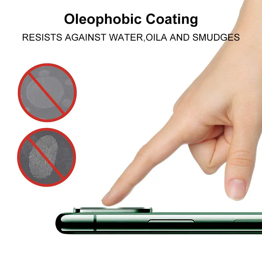 Роскошный чехол для объектива камеры iPhone 11 2 шт. Защитный металлический