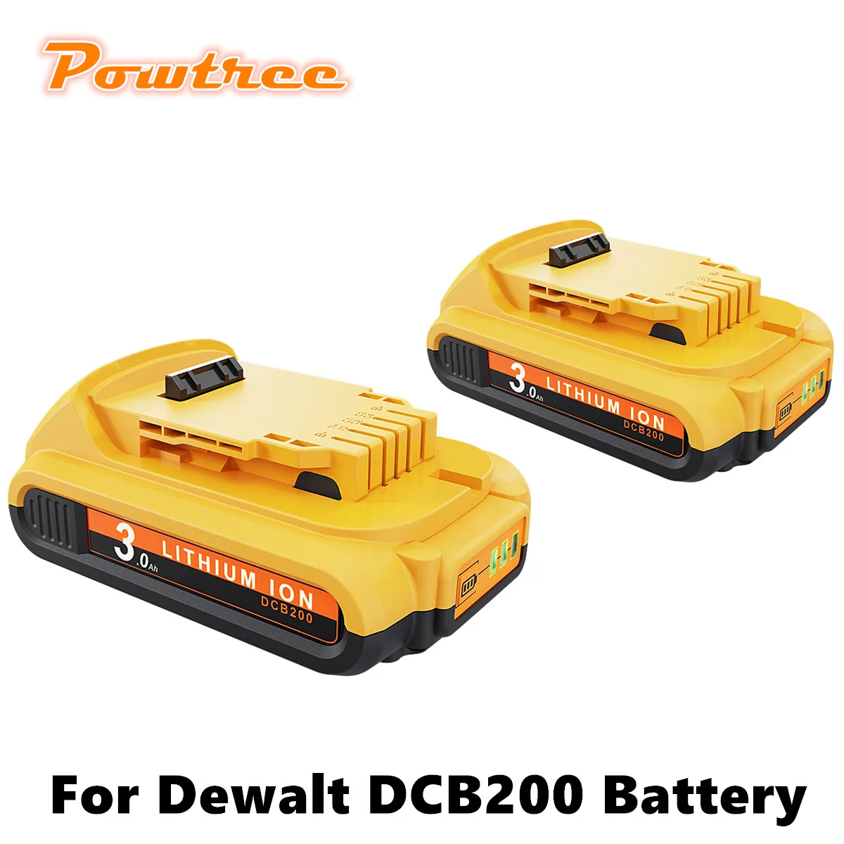 18/20V 3000mAH Li-Ion DCB200 батарея для Dewalt Max Tools DCB205 DCB206 DCB204 DCB203 DCB182 DCB180 DCB230 DCD DCF DCG Series -
