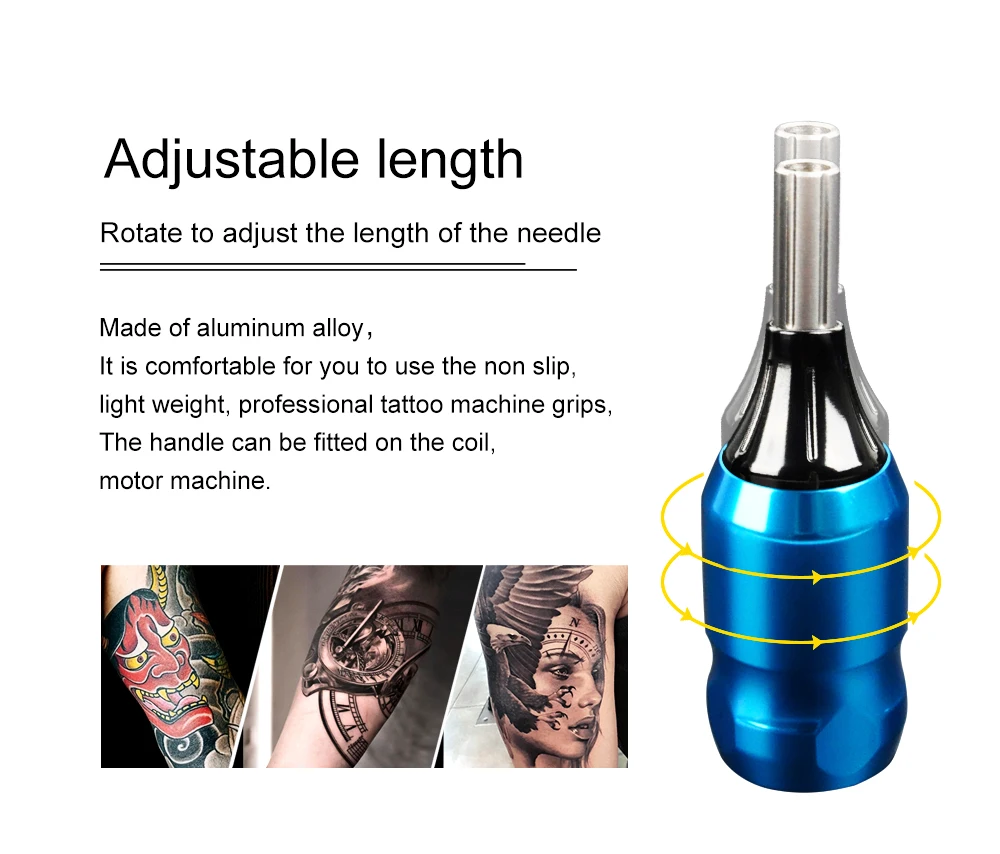 Adjustable Super SPARK Cartridge Tattoo Grip For Needle Cartridges Supply tattoo machine pen for Cartridge Tattoo Needles