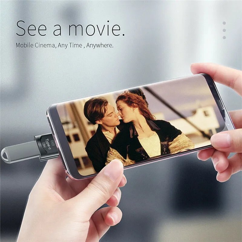 Адаптер USB Type C OTG USB-C папа на Micro мама конвертер USBC для передачи данных Игровая