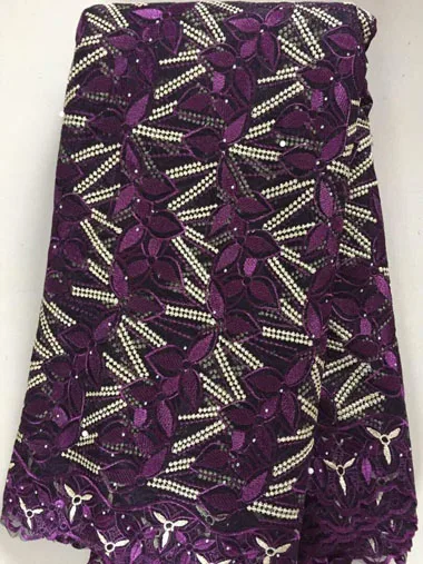 Французская сетчатая кружевная ткань 2020 новейшая африканская с вышивкой Тюлевая