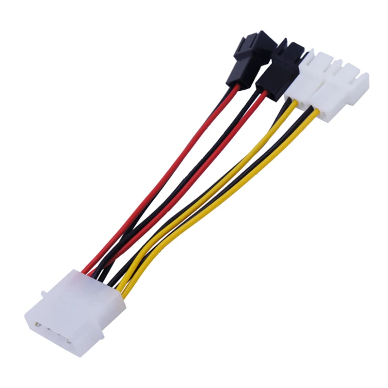 

4-контактный разъем Molex для кабеля питания вентилятора 12 В, 5 В, охлаждение кабели вентиляторов
