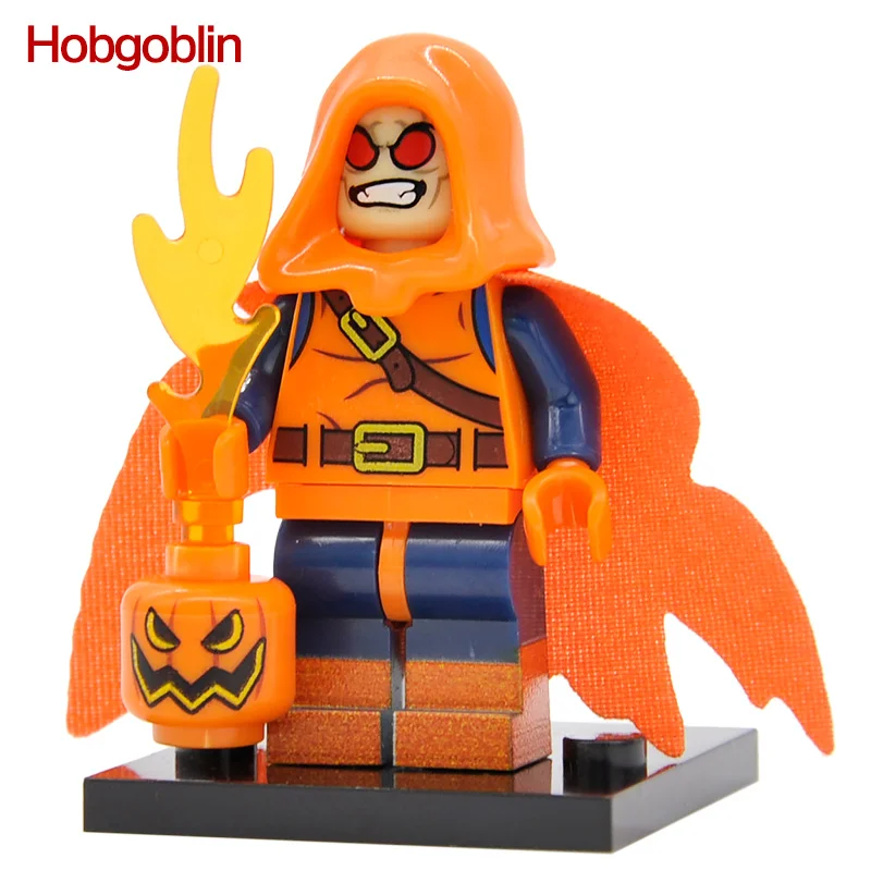Hobgoblin Один горячий Супер Герои 500+ горячая фигурка Marvel DC Мстители Дэдпул Звездный огонь Бэтмен Супермен железный человек строительные блоки игрушки - Цвет: Hobgoblin