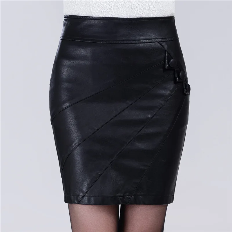 

Korean Fashion Clothing Black Skirt Leather Extreme Sexy Mini Micro