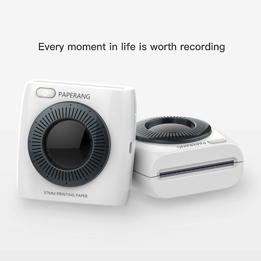 Карманный мини-принтер PAPERANG P2 глобальная версия точек/дюйм BT 4 0 с возможностью