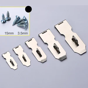 Защелка для дома, выдвижного ящика двери, замок с застежкой из нержавеющей стали, 4 шт., 2 дюйма, используется с 30 мм навесным замком для деревянных дверей, ящиков шкафов