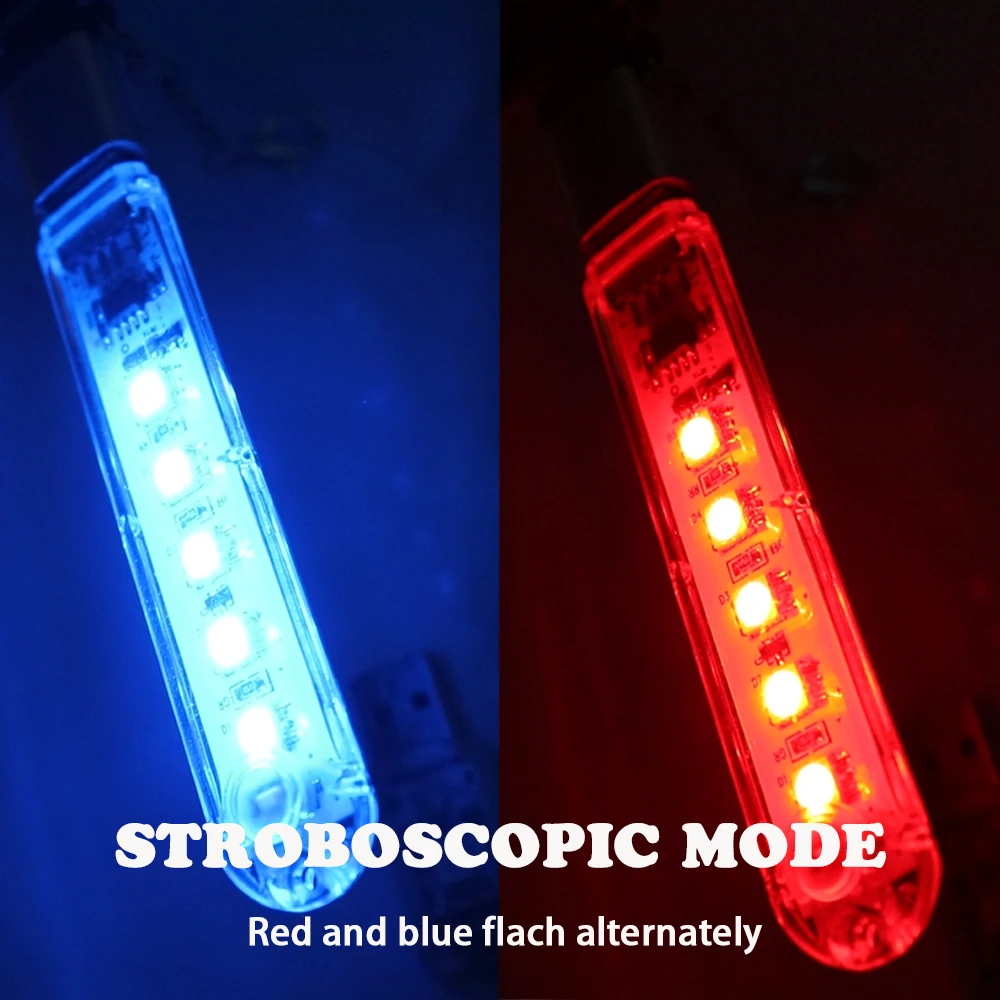 Мини USB ламсветильник для чтения 5 светодиодов RGB 5050 В|Светодиодные ленты| |