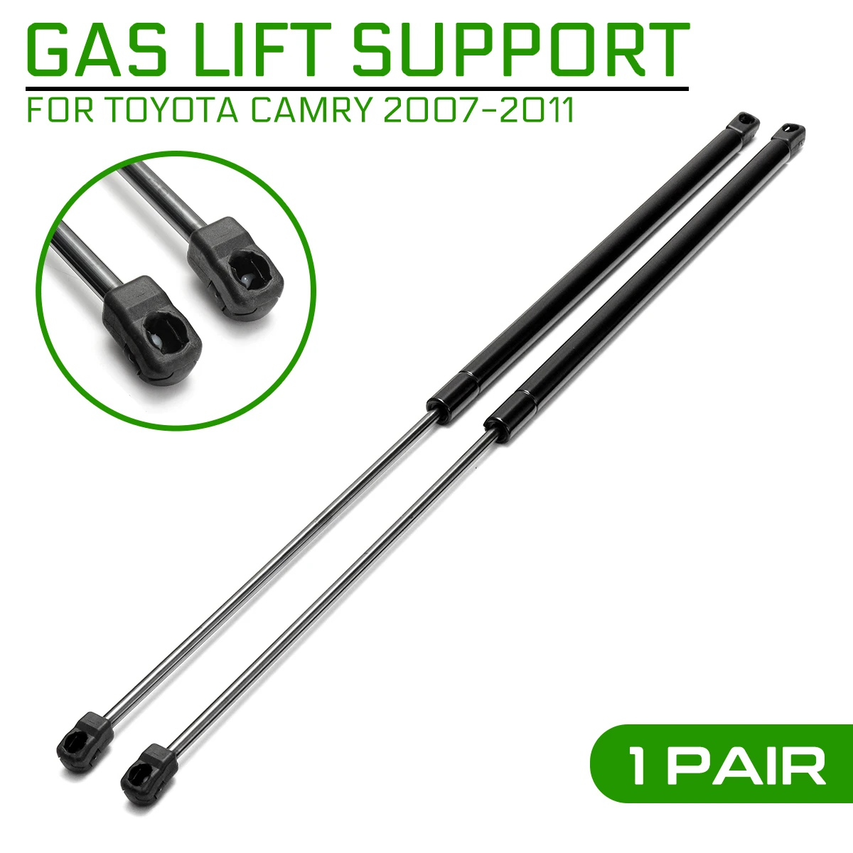 

2Pcs Car 720mm Hood Gas Lift Support Shock Damper Bar Arm 29024 Replace for Toyota Camry 2007-2011 Support Rod Strut Bars