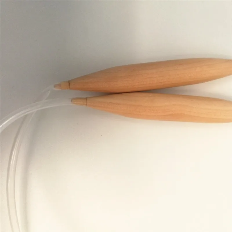 Вязальная игла диаметр 20 мм толстые круглые спицы из твердой древесины ручная