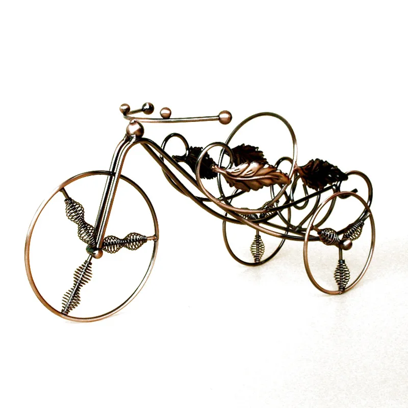 Подставка для вина в форме трицикла металлический держатель украшение спальни