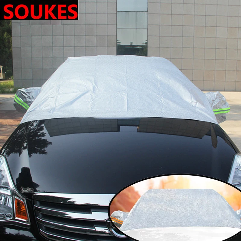 Накладка на лобовое стекло автомобиля капот заднее зеркало солнцезащитный