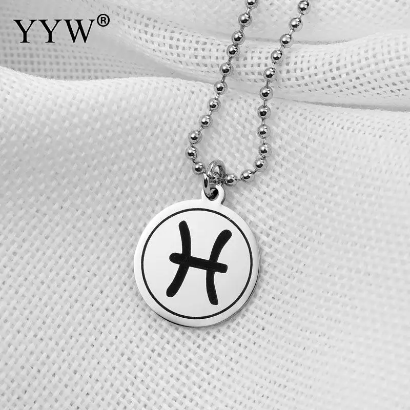 2 пряди Повседневный унисекс из нержавеющей стали свитер цепь ожерелье Созвездие