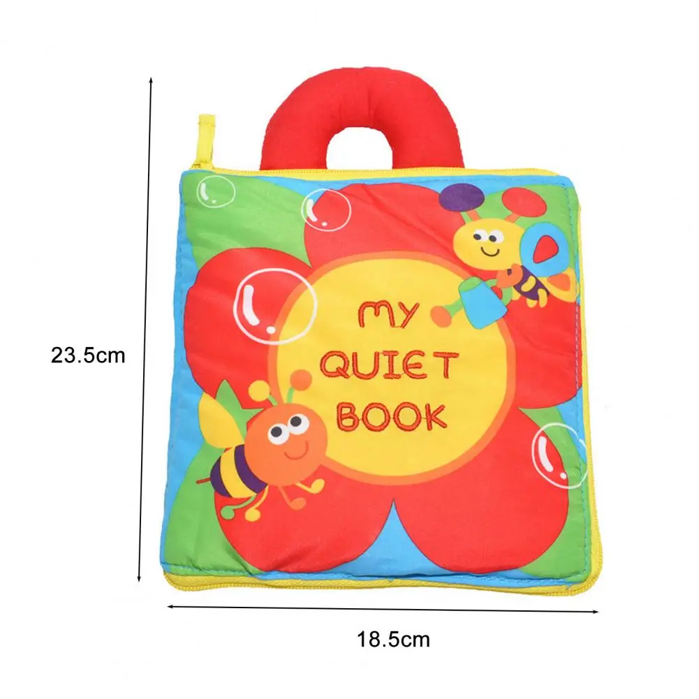 

Children's high quality Educational Toys Baby Cognitive Book Soft Cloth Baby Intelligence Development Learn Picture Cognize Book