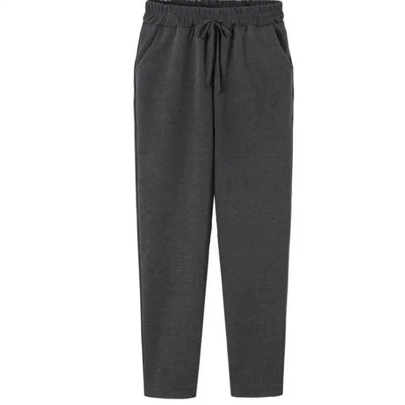 

Women Trousers Drawstring Harem Pants Baggy Pants Women New Arrival 2020 Ankle-length Pants's Casual Elastic Waist Plus Size