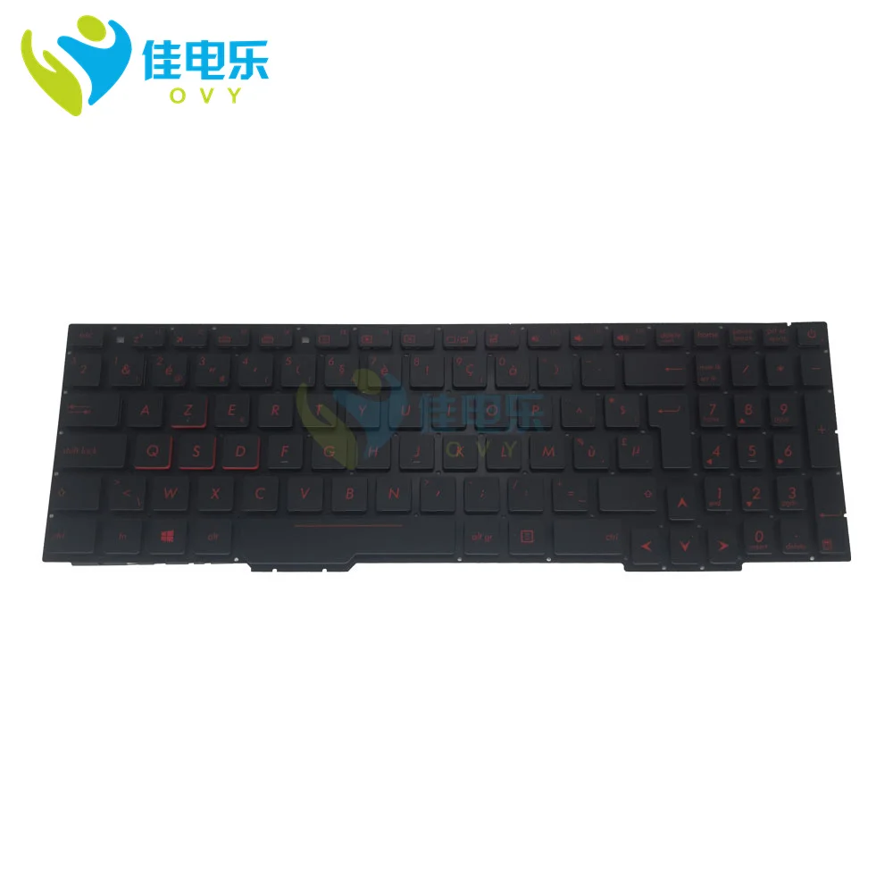 

Belgian backlit Keyboard for ASUS ROG GL553 VW GL553V GL553VD FZ53V ZX73 BE Belgium notebook keyboards red keys 0KNB0 6674BE00