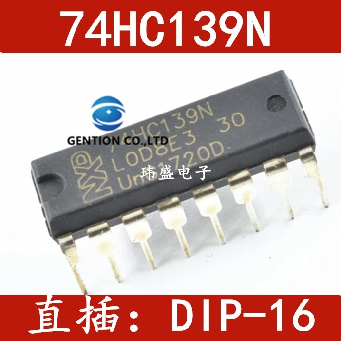 

10PCS SN74HC139N DIP-16 HD74HC139P logic chip-signal switch in stock 100% new and original