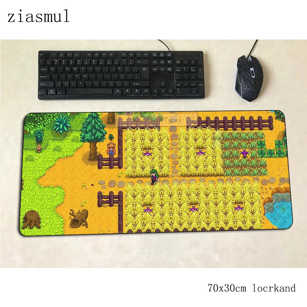 Коврики stardew valley 700x300x3 мм игровой коврик для мыши с эстетическим дизайном большой