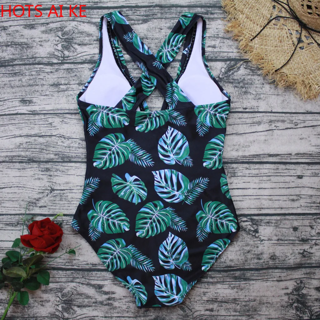 

Women Floral Print Bikini Set Push Up Bandage Padded One Piece Bathing Suit Bikini Set Swimwear Swimsuit