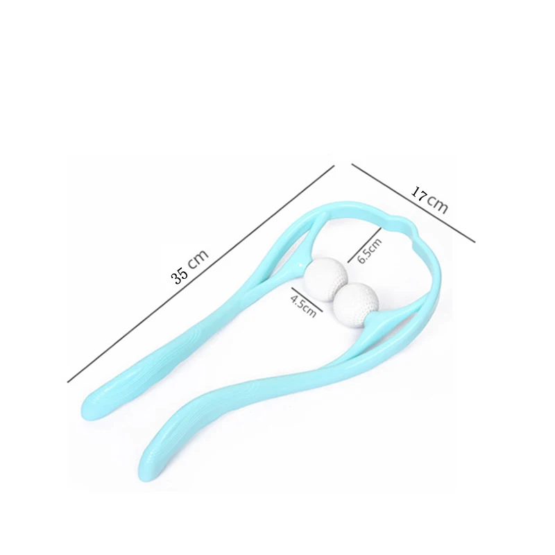 

U shape Neck Massager Therapy Neck and Shoulder Dual Trigger Point Roller Massage Tool Shoulder Dual Trigger Point Self Massage