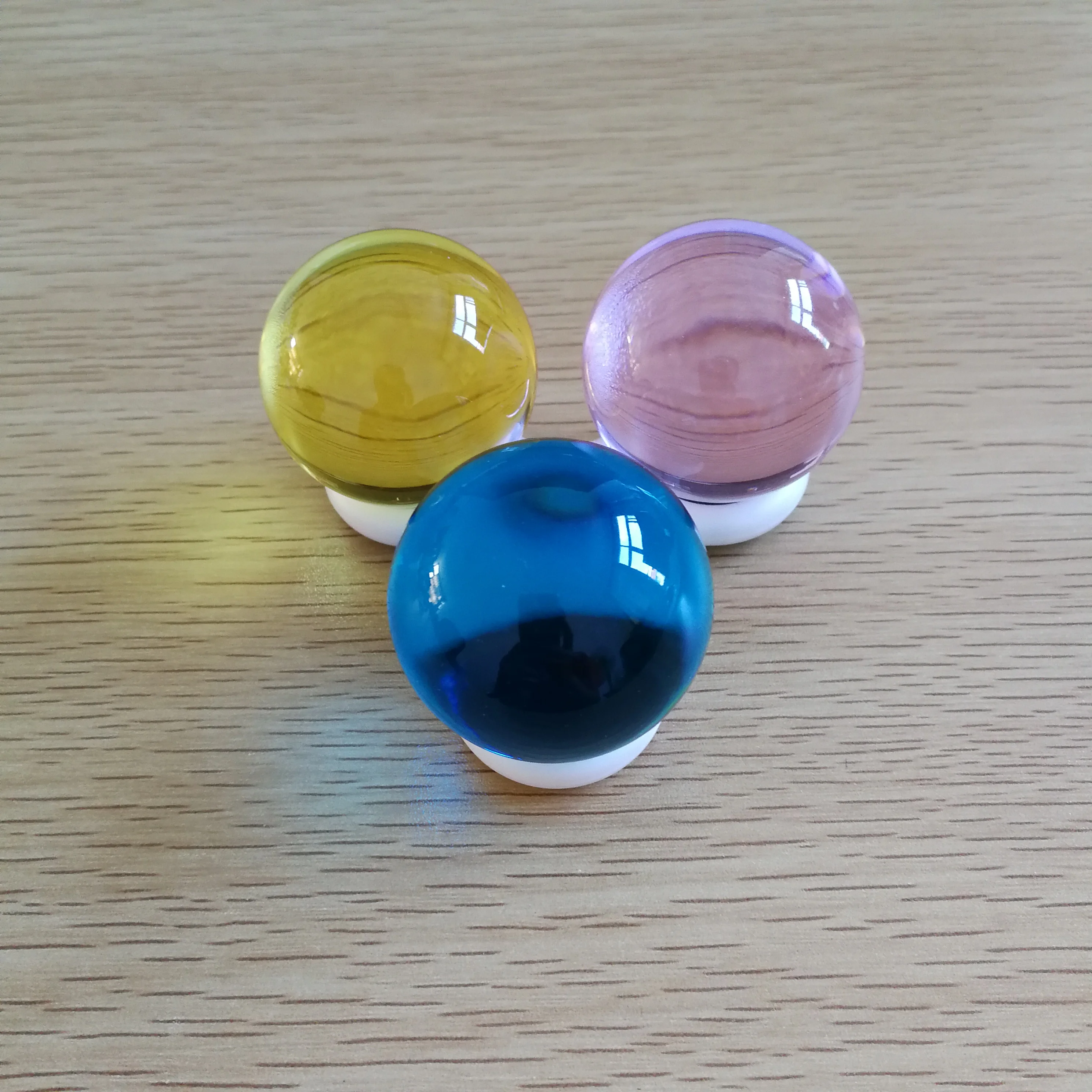 Хрустальная СФЕРА 60 мм/70 мм фотография разные цвета 1 шт. стеклянный шар