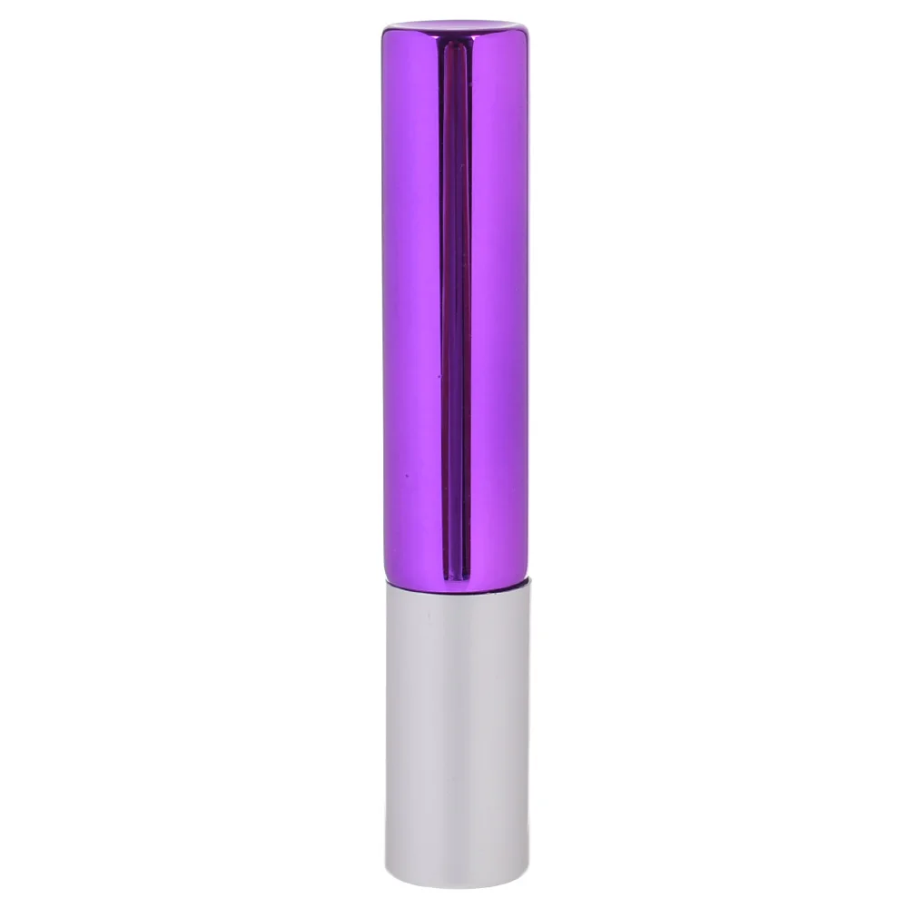 10ML purple 10 мл дорожный прозрачный ролик многоразового использования эфирного масла в рулоне, стеклянный флакон для духов, Бальзамы для губ, рулон на бутылках - Цвет: 10ML purple