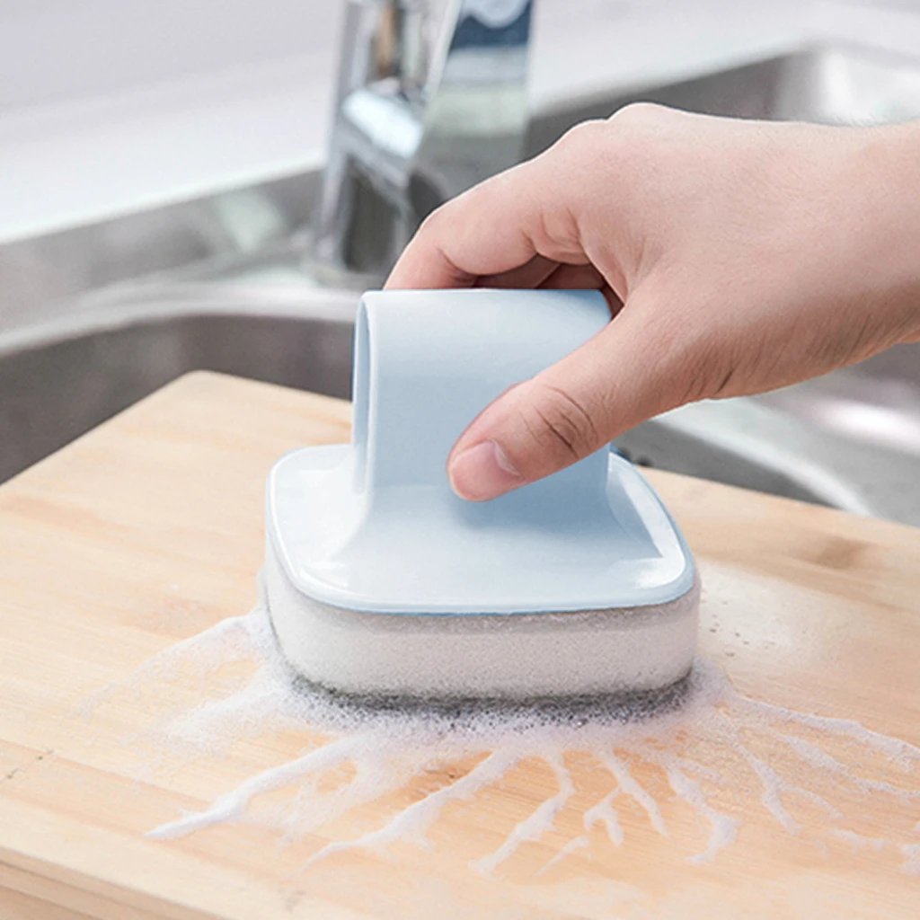 Заменить спонжевой насадки губка щетка для плитки ванной с ручкой сильные