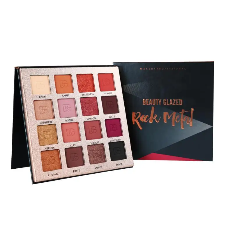 Beauty Glazed 16 Color Natural Matte Pearlescent Eye Shadow Eyeshadow Palette Makeup Make Up Cosmetic TSLM1 |
