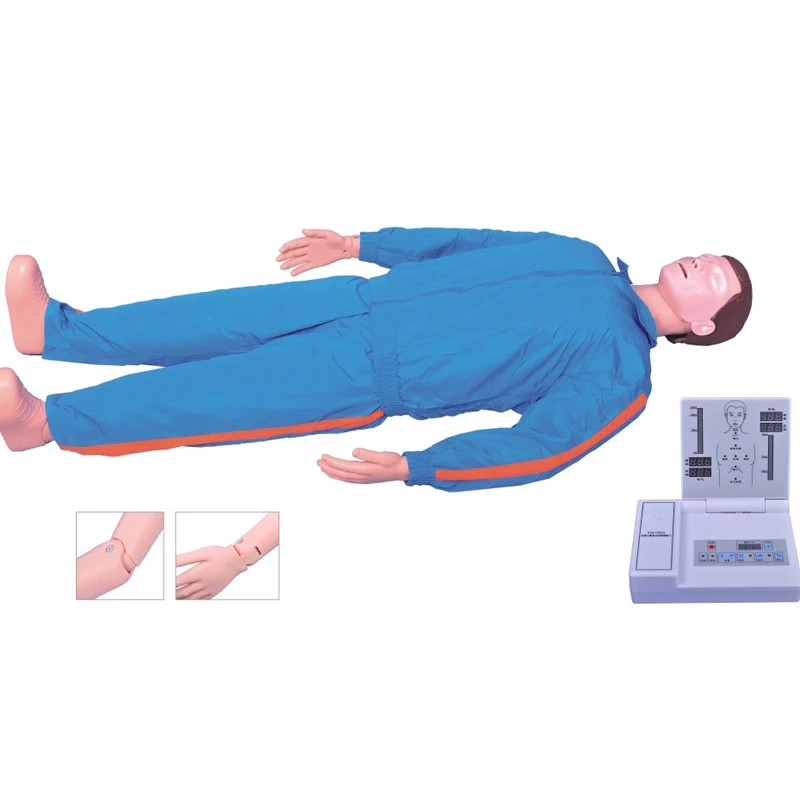 Flexible Joint CPR Training Manikin Full Body LCD Monitor Voice Resuscitation First Aid Dummy | Канцтовары для офиса и дома