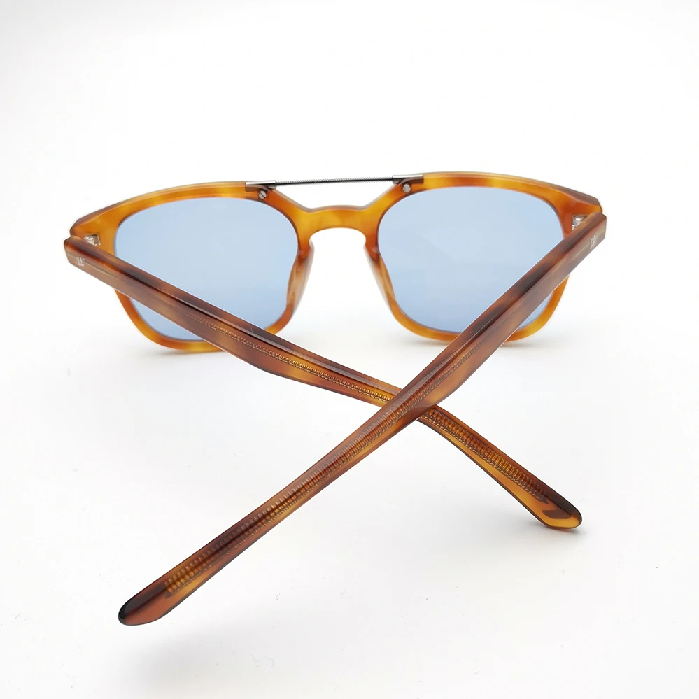 

Acetate Brown 2021 Retro Fashion Sunglass for Women or Men Top Quality From Optical Manufactory Summer Sunglasses Women Men