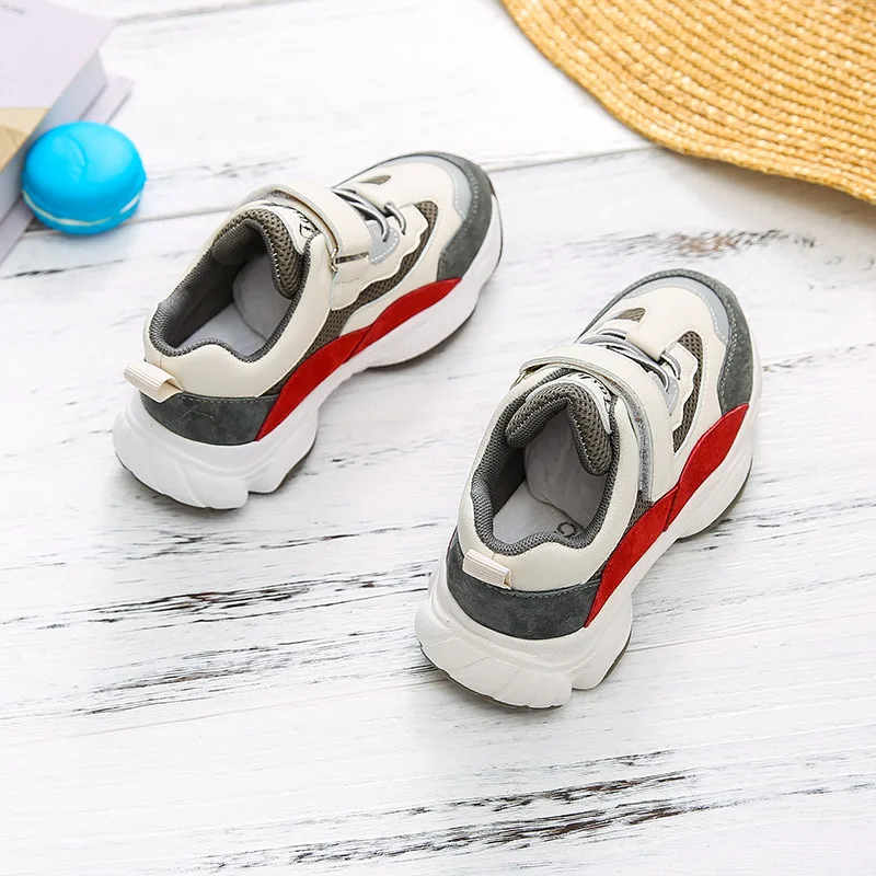 Детские спортивные кроссовки Черные повседневные для мальчиков Брендовые бега