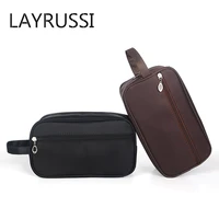 layrussi cosmetic bag men outdoor travel wash bag portable canvas storage handbag female beauty daily cosmetics storage pouch
