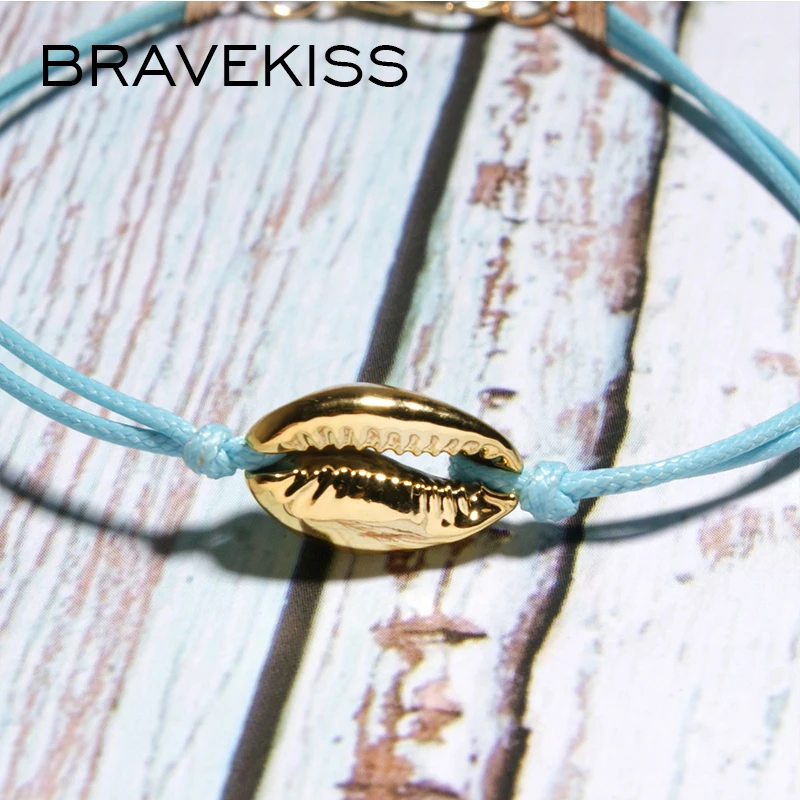 BRAVEKISS 22 Цвета Vsco оболочки браслеты "Joyas" Комплект для друзья ручной river dale Boho Femme Богемные аксессуары BPB0517